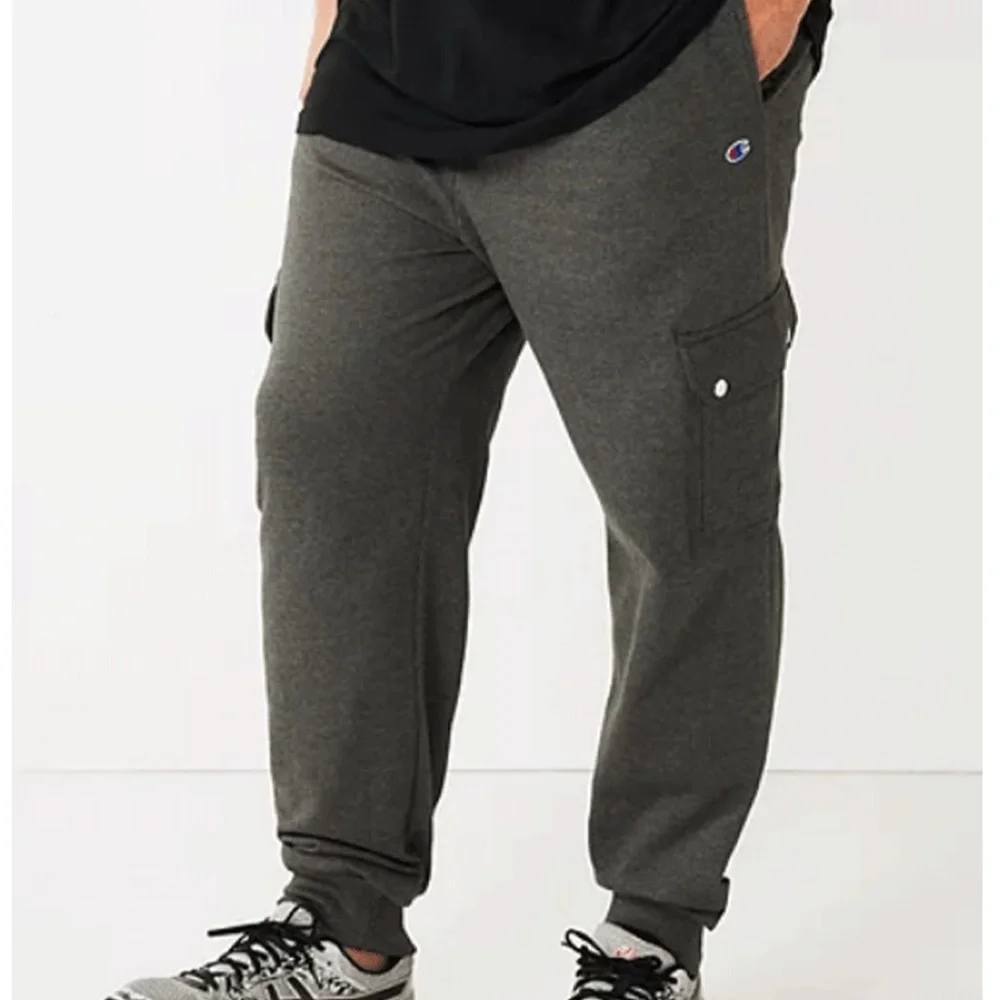 Champion Cargo Black Fleece Joggers Men Pants Sz 3XL - Picture 8 of 8